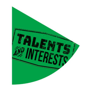 Graphic of the Resilience Wheel, Talents and Interests segment